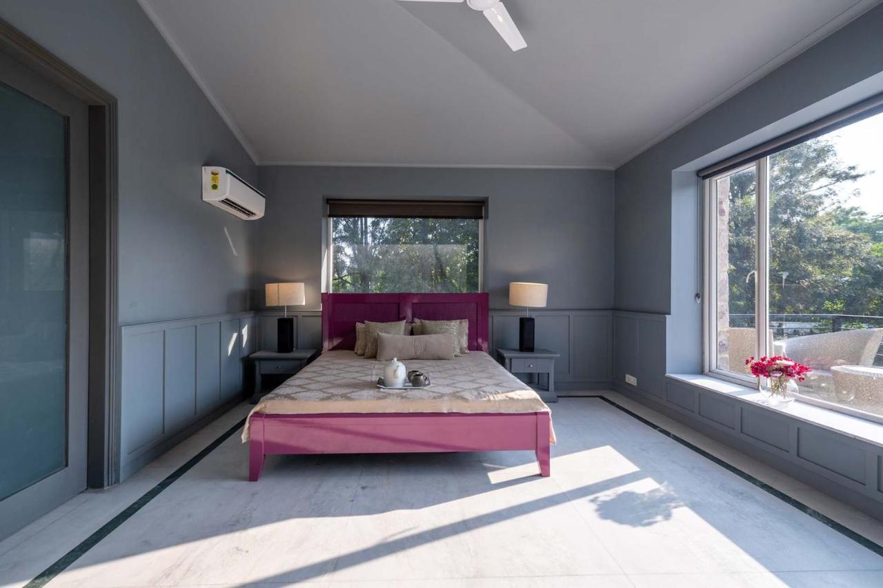 Stayvista At The Banyan Abode With Pool Table, Pet Friendly & Outdoor Pool Manesar Eksteriør billede